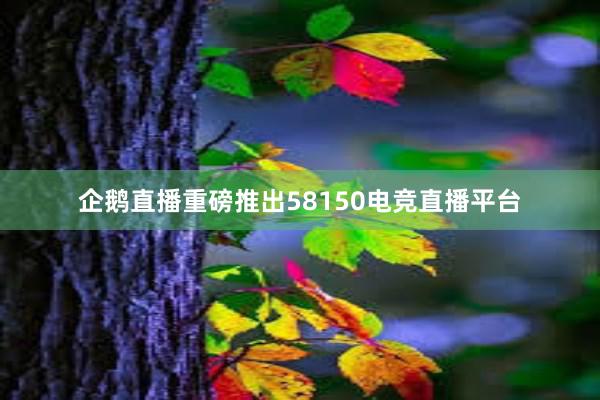 企鹅直播重磅推出58150电竞直播平台